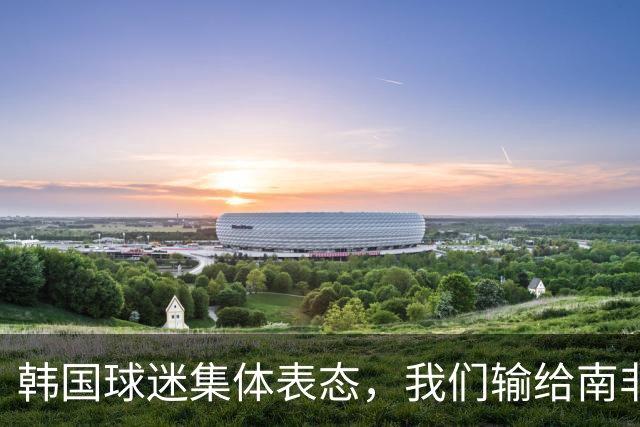 韩国球迷集体表态，我们输给南非，是因为中国国足坑了我们